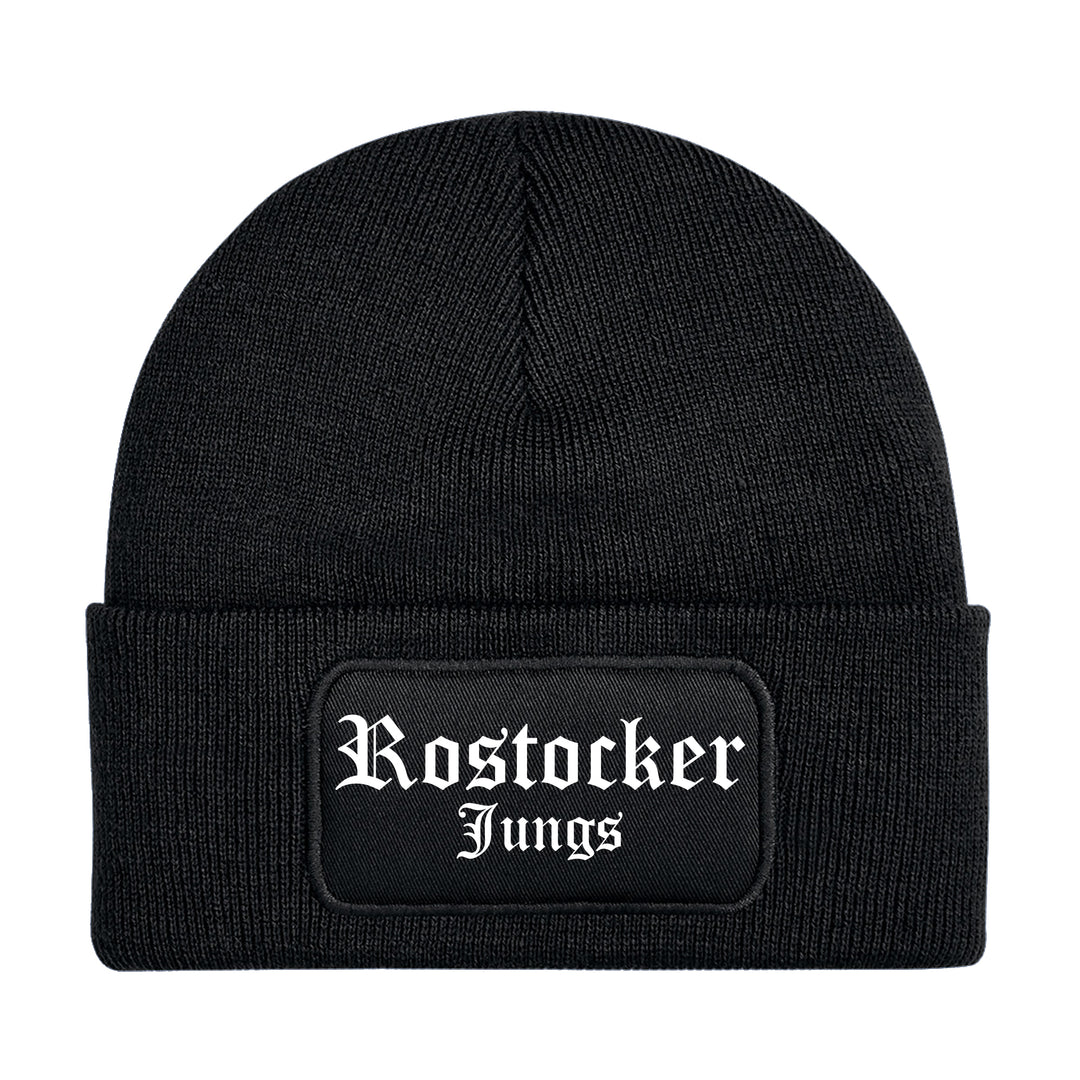Rostocker Jungs Mütze | Fußball Wintermütze | Patch Beanie