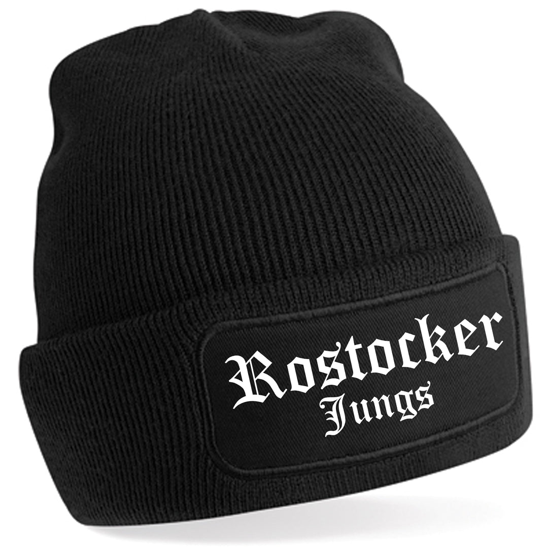 Rostocker Jungs Mütze | Fußball Wintermütze | Patch Beanie