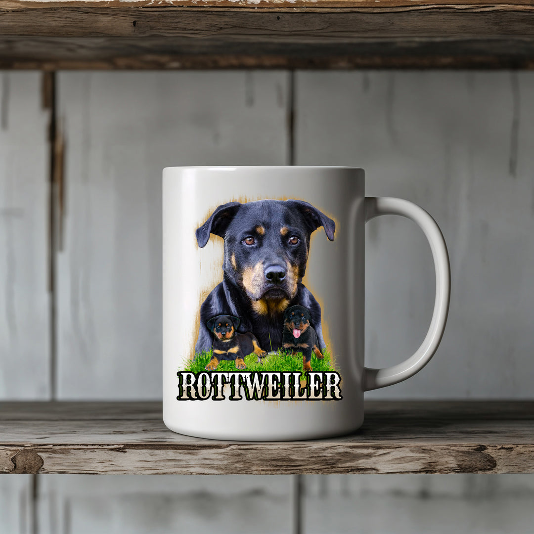 Rottweiler Tasse | Kaffeetasse Kaffeebecher Hunde Hundetasse Hundefreunde