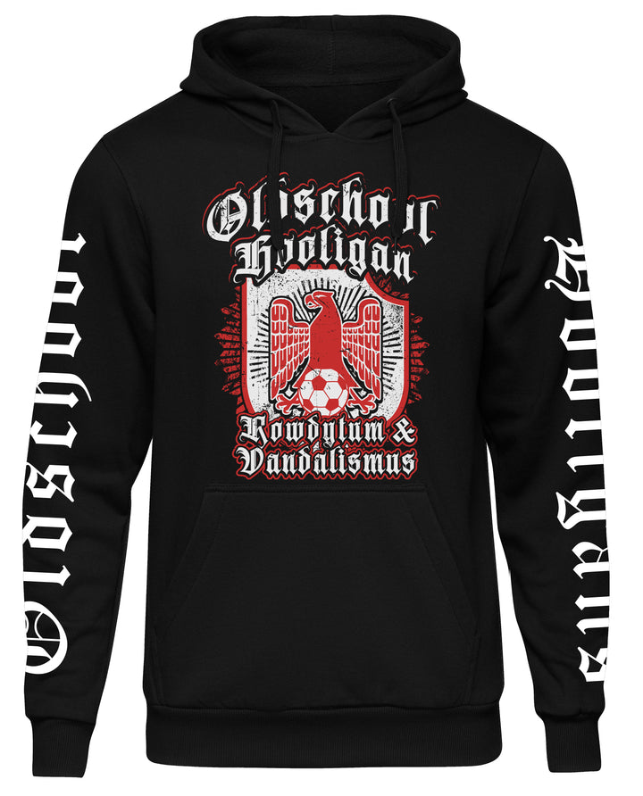 Rowdytum & Vandalismus Kapuzenpullover | Hooligan Deutschland | Ärmeldruck