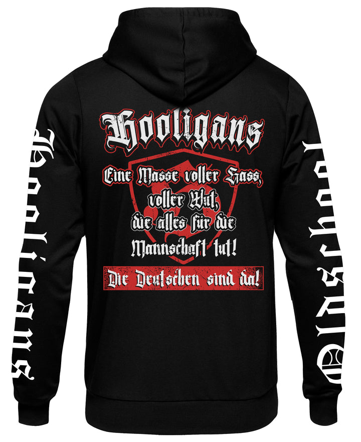 Rowdytum & Vandalismus Kapuzenpullover | Hooligan Deutschland | Ärmeldruck