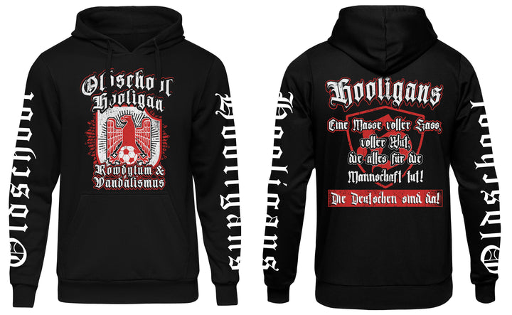 Rowdytum & Vandalismus Kapuzenpullover | Hooligan Deutschland | Ärmeldruck