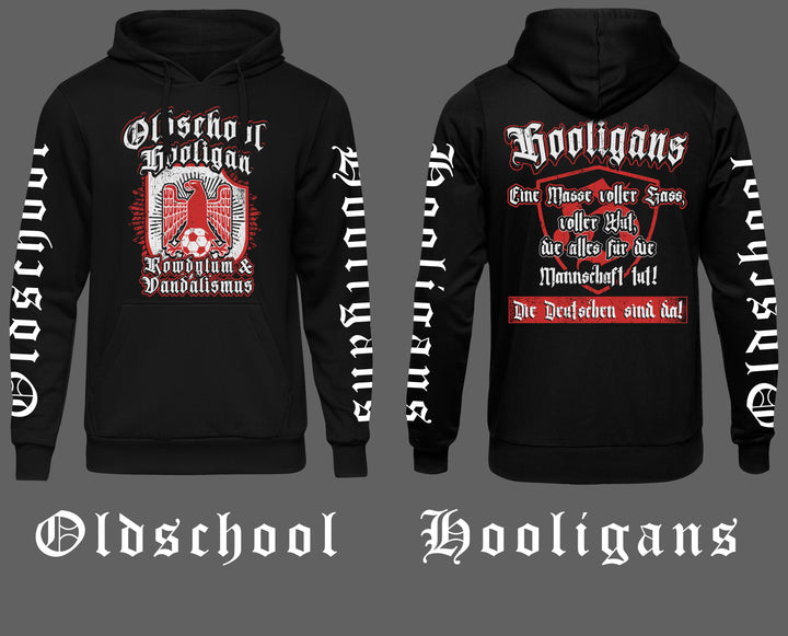 Rowdytum & Vandalismus Kapuzenpullover | Hooligan Deutschland | Ärmeldruck