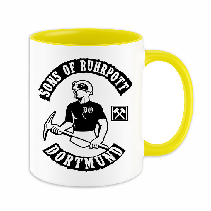 Sons of Ruhrpott Tasse | Glück auf Kaffeetasse Kaffeebecher Zeche Kumpel Ruhrgebiet