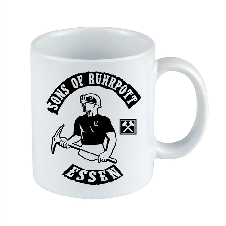 Sons of Ruhrpott Tasse | Glück auf Kaffeetasse Kaffeebecher Zeche Kumpel Ruhrgebiet
