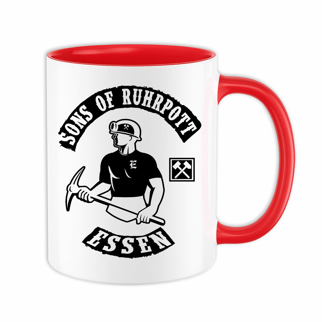 Sons of Ruhrpott Tasse | Glück auf Kaffeetasse Kaffeebecher Zeche Kumpel Ruhrgebiet