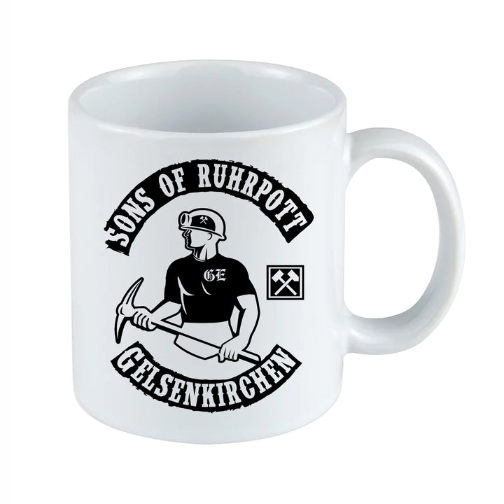 Sons of Ruhrpott Tasse | Glück auf Kaffeetasse Kaffeebecher Zeche Kumpel Ruhrgebiet