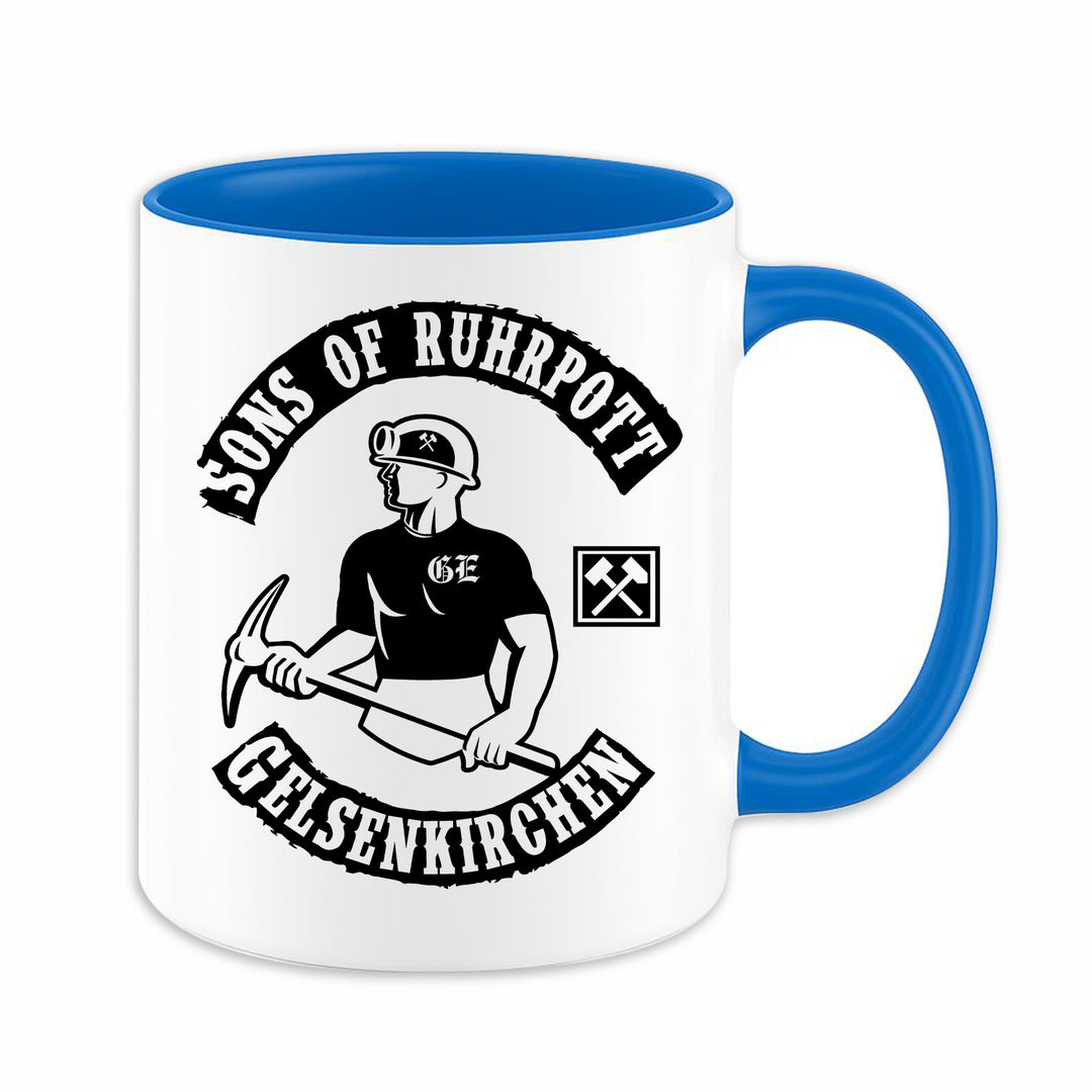 Sons of Ruhrpott Tasse | Glück auf Kaffeetasse Kaffeebecher Zeche Kumpel Ruhrgebiet