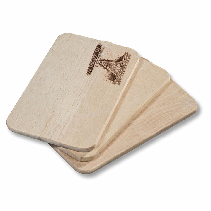 Schicht im Schacht Schneidebrett | Frühstücksbrettchen Holzbrett mit Gravur Küchenbrett Bergbau Ruhrpott Geschenk