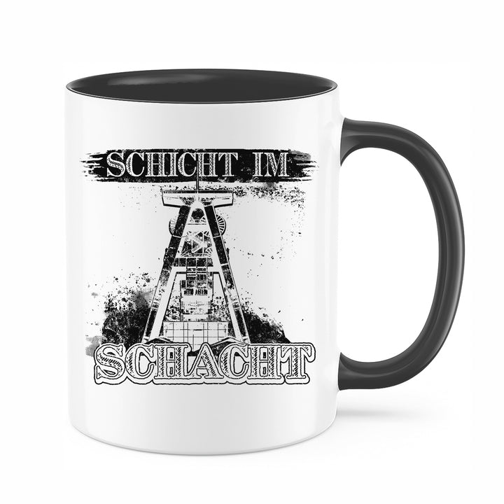 Schicht im Schacht Tasse | Kaffeebecher Bergbau Kumpel Zeche Ruhrpott Kaffeetasse