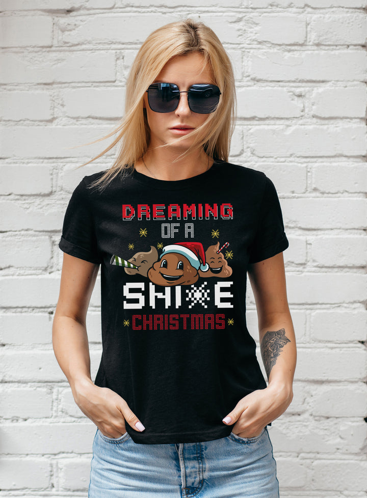 Shite Christmas Damen T-Shirt | Weihnachten Xmas Grinch