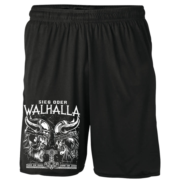 Sieg oder Walhalla Shorts | Berseker Valhalla Odin | Auge um Auge