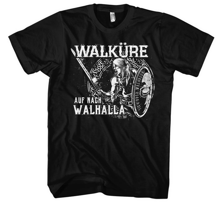 Sieg oder Walhalla T-Shirt | Wikinger Germanen Runen Odin Berserker | M1 Walküre
