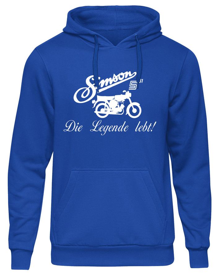 Simson Die Legende Kapuzenpullover | DDR Moped S51 IFA Ostkult