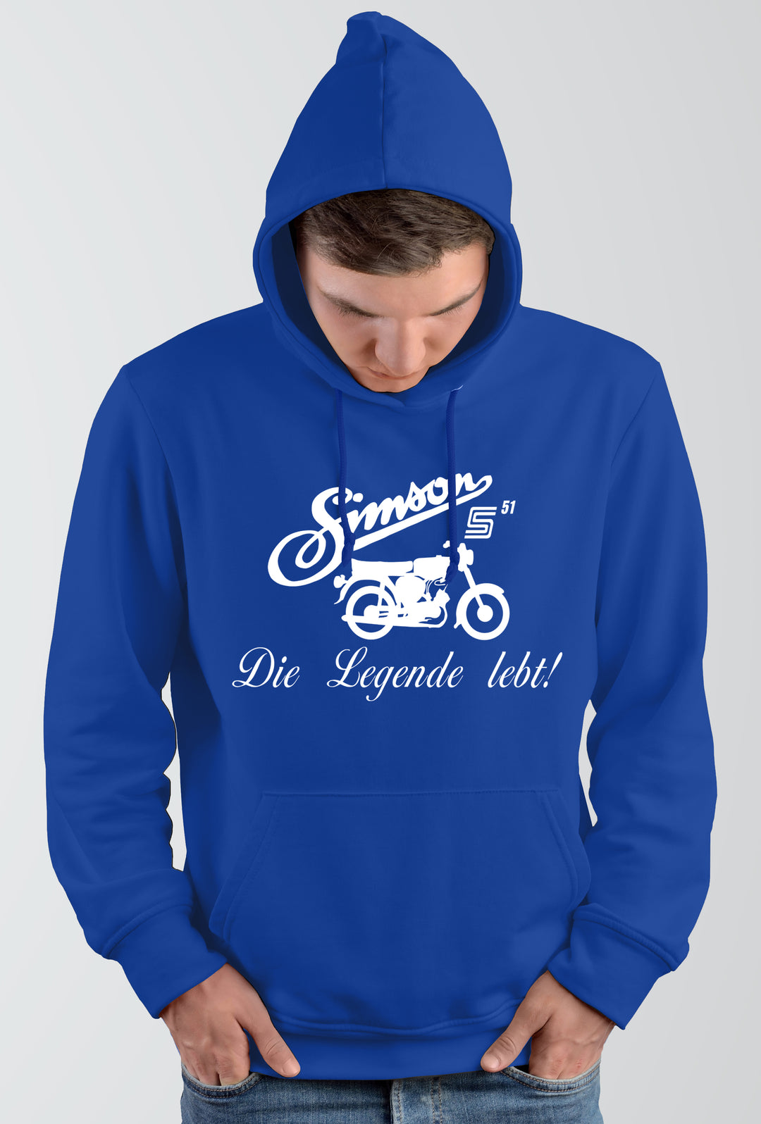 Simson Die Legende Kapuzenpullover | DDR Moped S51 IFA Ostkult
