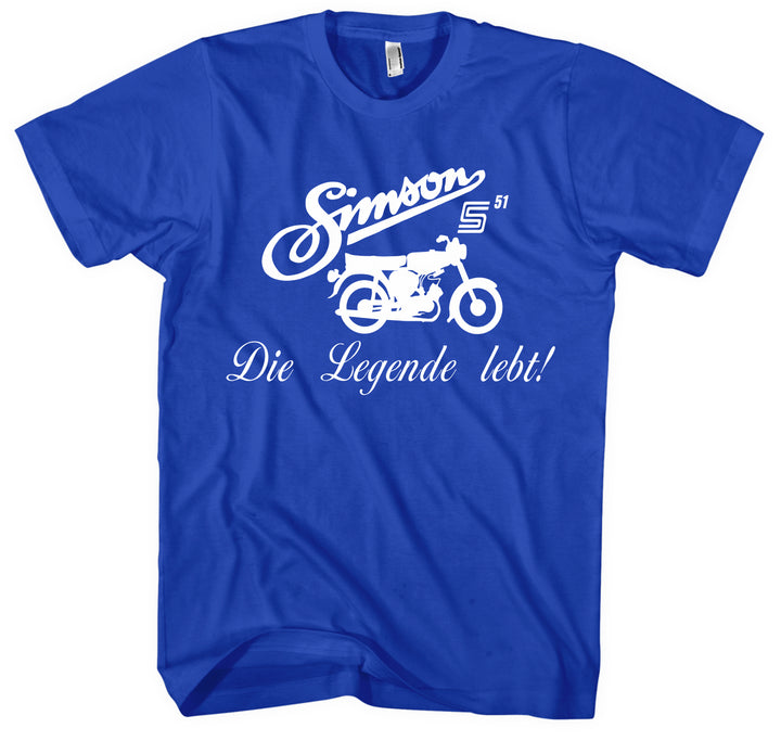 Simson Die Legende T-Shirt | DDR Moped S51 IFA Ostkult