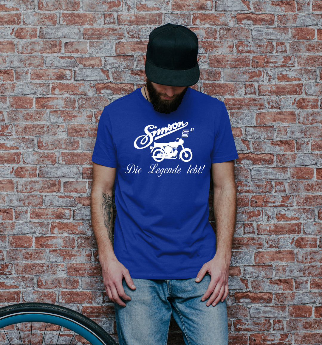 Simson Die Legende T-Shirt | DDR Moped S51 IFA Ostkult