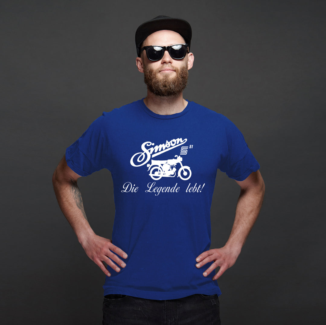 Simson Die Legende T-Shirt | DDR Moped S51 IFA Ostkult