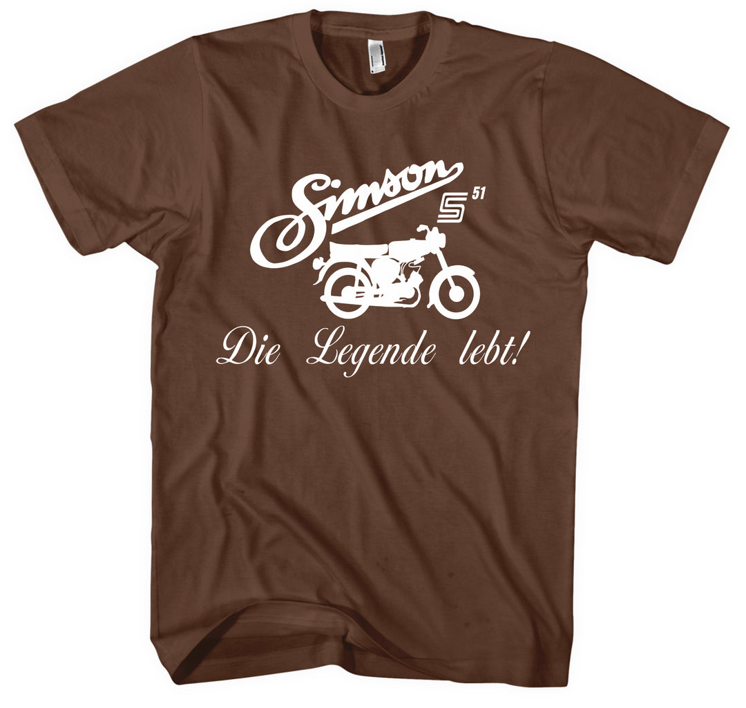 Simson Die Legende T-Shirt | DDR Moped S51 IFA Ostkult