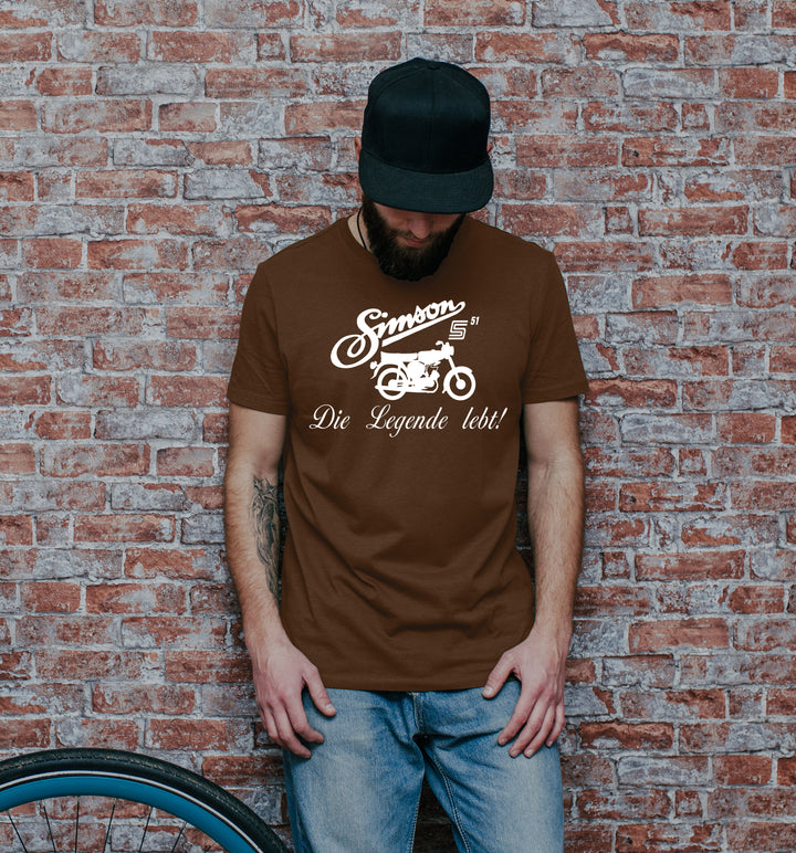 Simson Die Legende T-Shirt | DDR Moped S51 IFA Ostkult