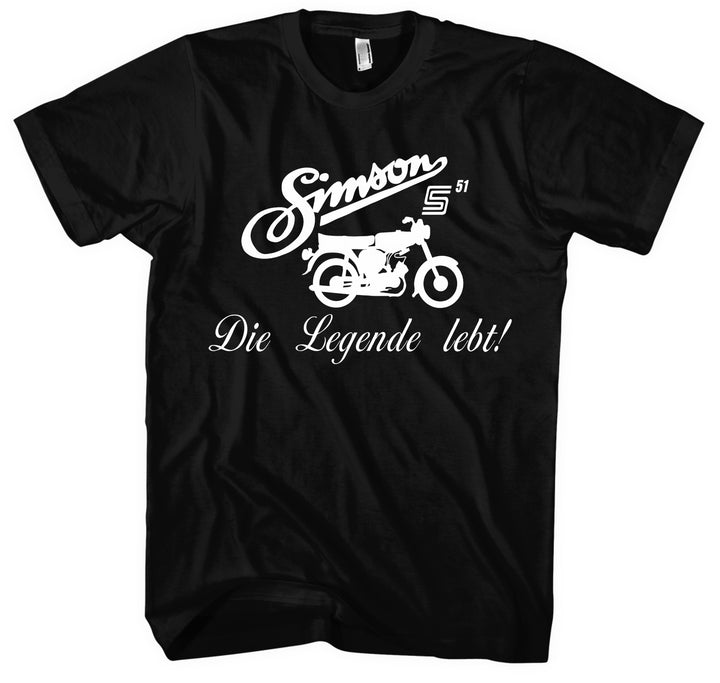 Simson Die Legende T-Shirt | DDR Moped S51 IFA Ostkult