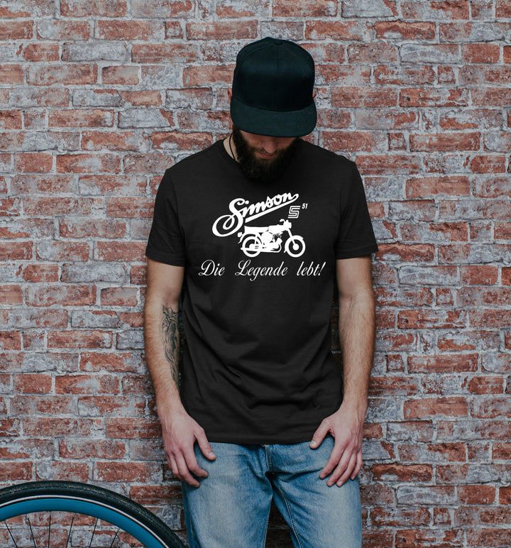 Simson Die Legende T-Shirt | DDR Moped S51 IFA Ostkult