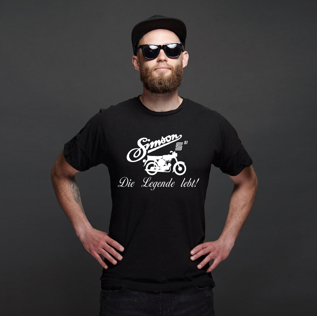 Simson Die Legende T-Shirt | DDR Moped S51 IFA Ostkult