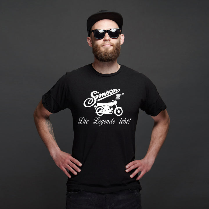Simson Die Legende T-Shirt | DDR Moped S51 IFA Ostkult