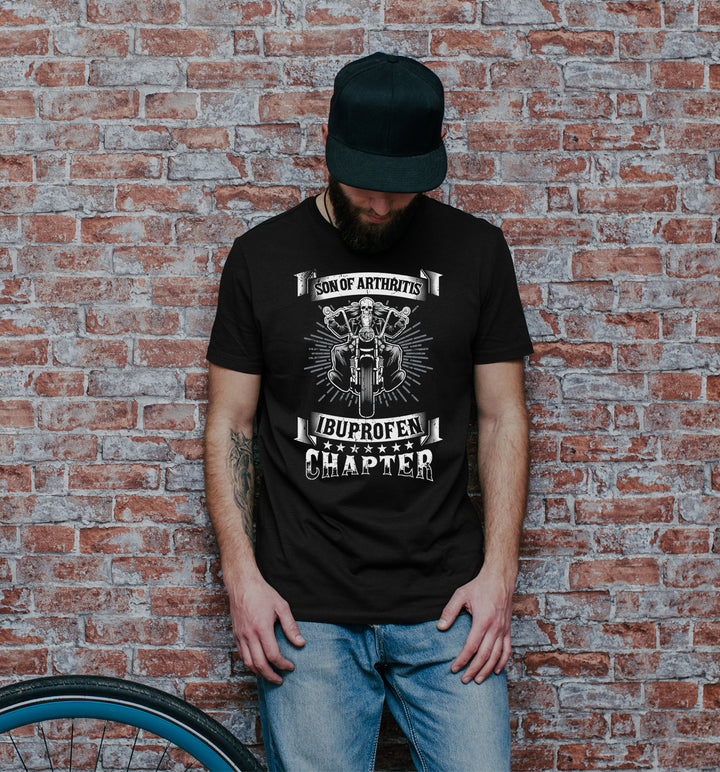 Son of Arthritis T-Shirt | Biker Rente Geschenk Motorrad Ruhestand