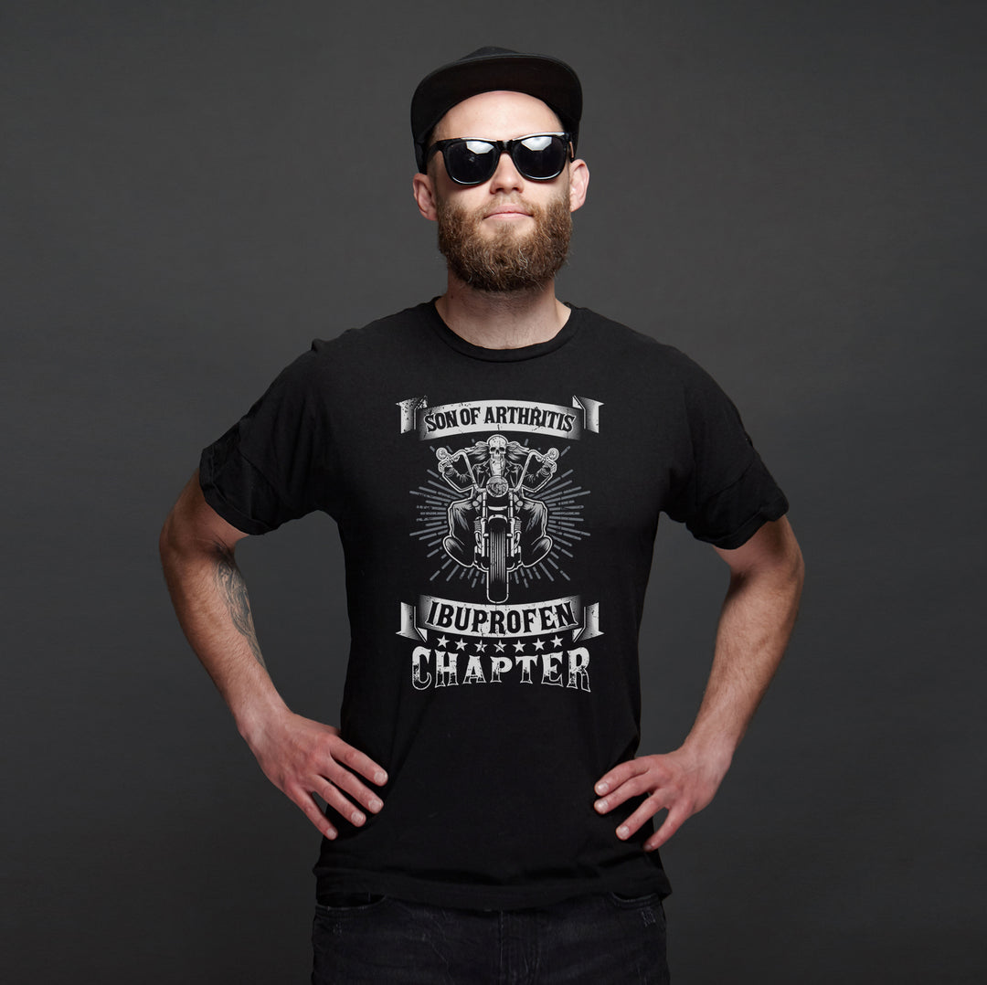 Son of Arthritis T-Shirt | Biker Rente Geschenk Motorrad Ruhestand