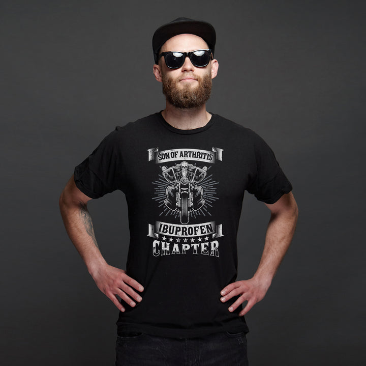 Son of Arthritis T-Shirt | Biker Rente Geschenk Motorrad Ruhestand