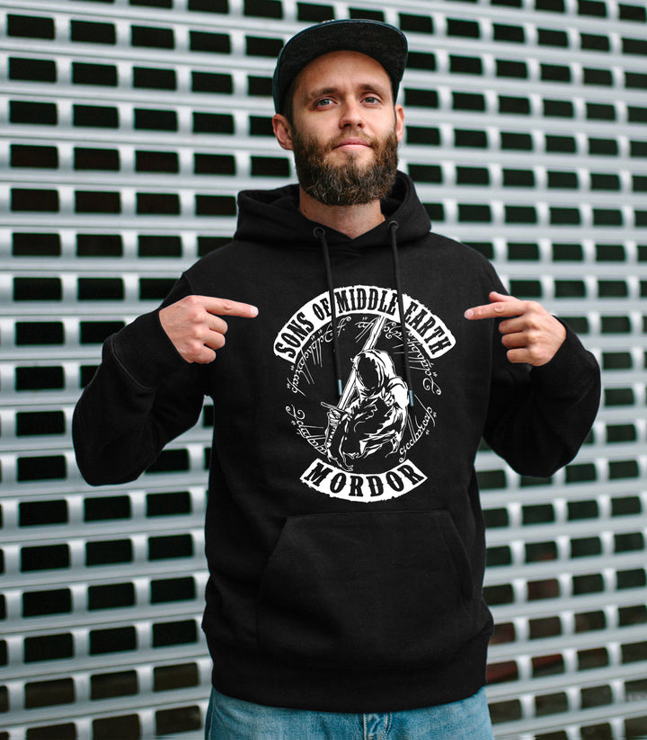 Sons of Middle Earth Kapuzenpullover | Fantasy Hoodie Mordor Hobbit