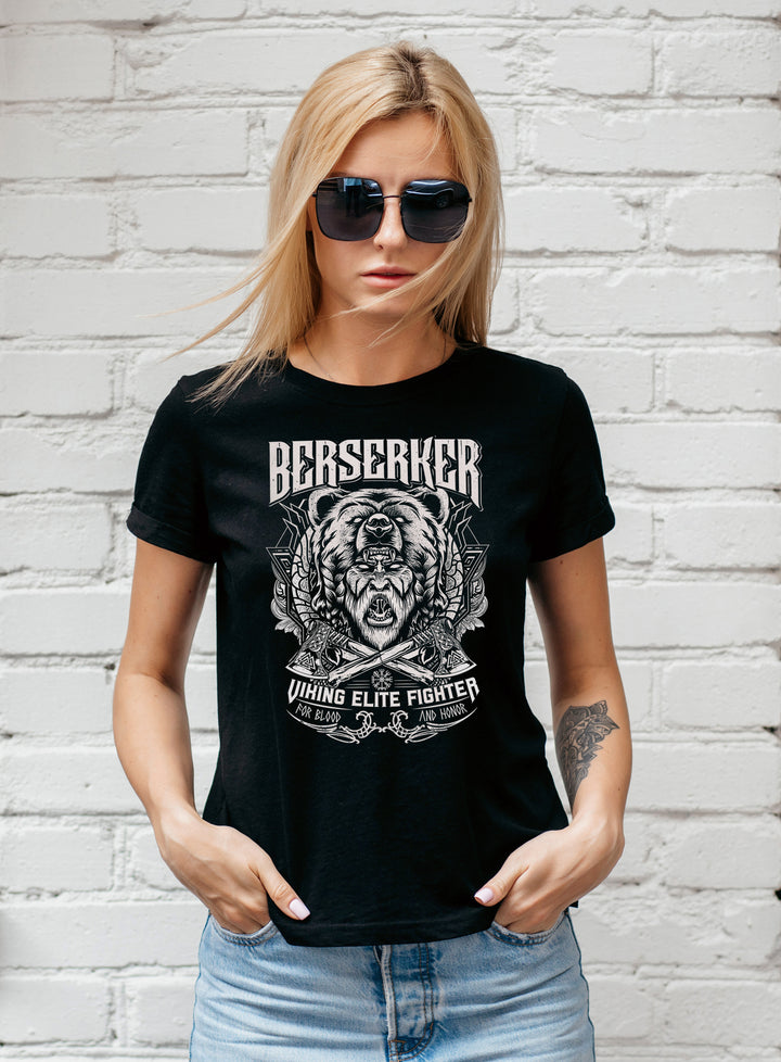 Sons of Ragnar Berserker Damen T-Shirt | Wikinger Odin Vikings Walhalla | M1