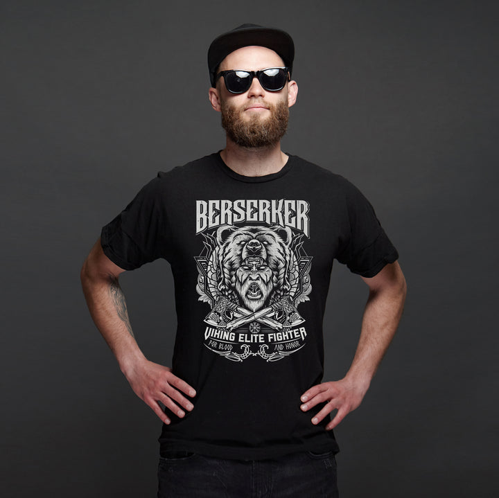 Sons of Ragnar Berserker Herren T-Shirt | Wikinger Odin Vikings Walhalla | M1 Front