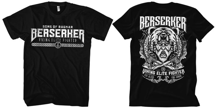 Sons of Ragnar Berserker Herren T-Shirt | Wikinger Odin Vikings Walhalla | M2 FB