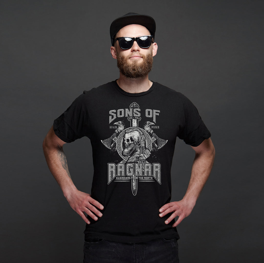 Sons of Ragnar Guardians T-Shirt | Valhalla Wikinger Odin Vikings Walhalla