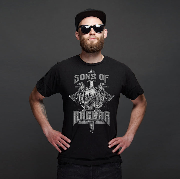 Sons of Ragnar Guardians T-Shirt | Valhalla Wikinger Odin Vikings Walhalla