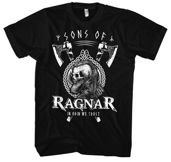 Sons of Ragnar In Odin we Trust T-Shirt | Valhalla Wikinger Odin Vikings Walhalla