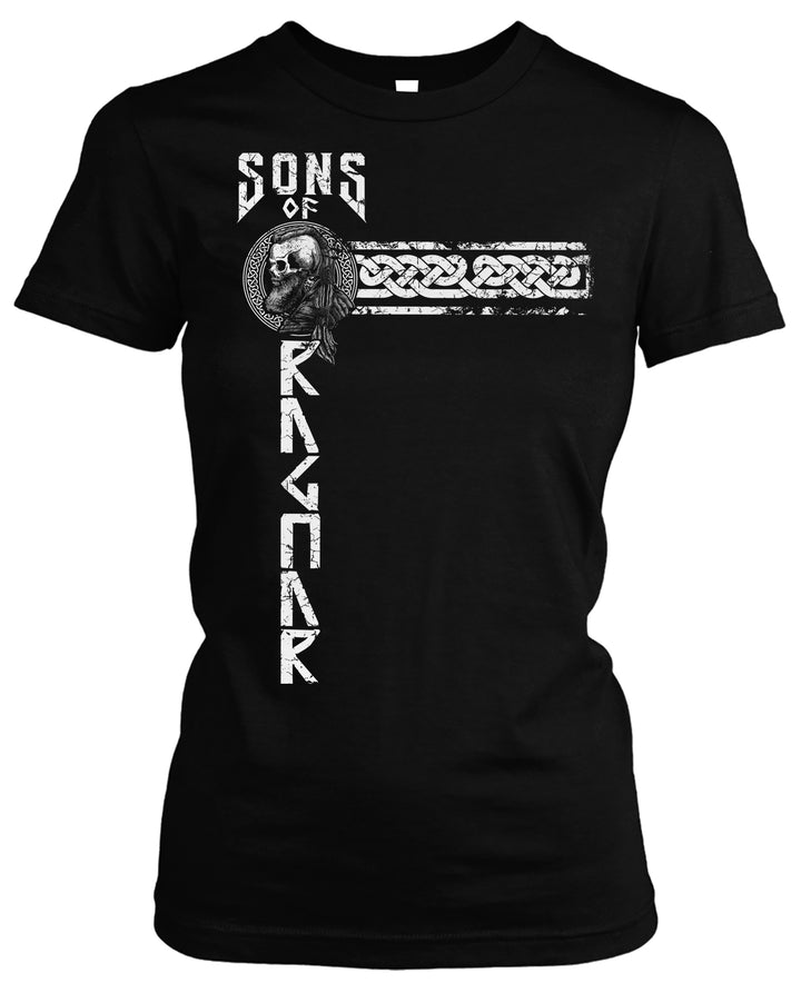 Sons of Ragnar Midgard Damen T-Shirt | Wikinger Odin Vikings Walhalla