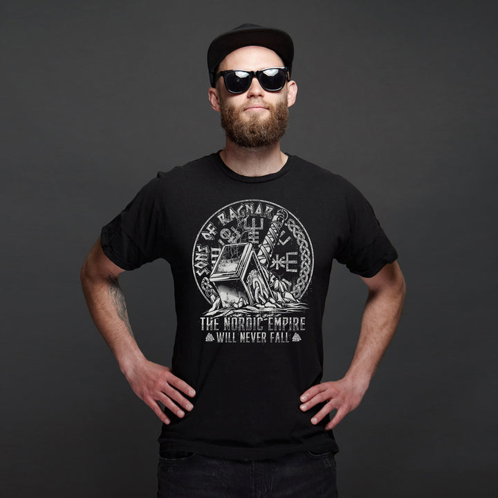 Sons of Ragnar Nordic Empire T-Shirt | Valhalla Wikinger Odin Vikings Walhalla | M1