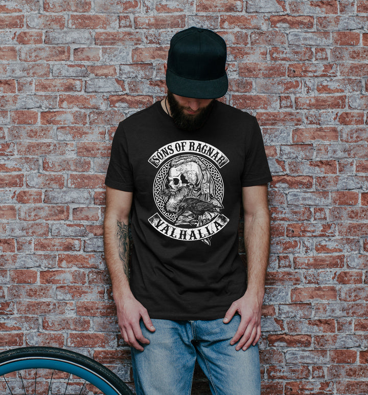 Sons of Ragnar Valhalla T-Shirt | Valhalla Wikinger Odin Vikings Walhalla | M1
