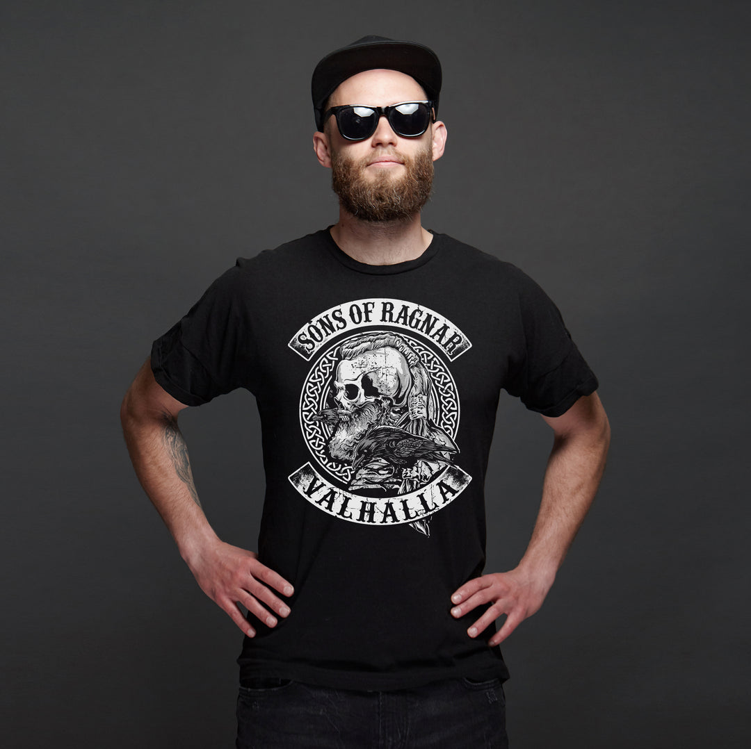 Sons of Ragnar Valhalla T-Shirt | Valhalla Wikinger Odin Vikings Walhalla | M1