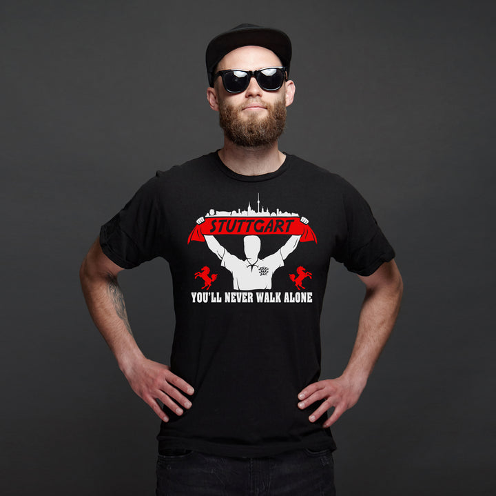 Stuttgart Support T-Shirt | Skyline Fussball Schwaben Fanartikel