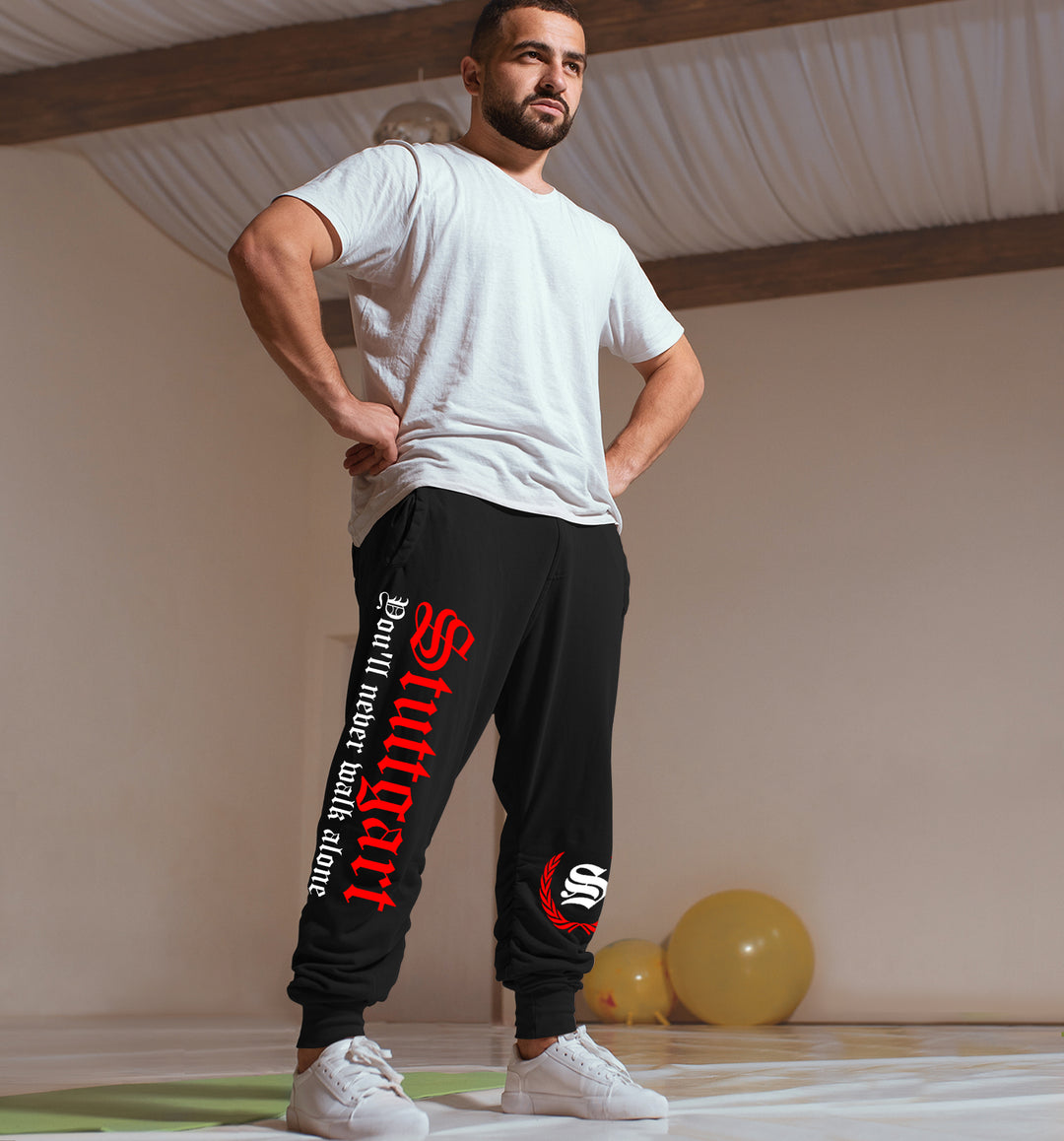 Stuttgart Never Walk Alone Jogginghose | Sport Hose Fanartikel | M2