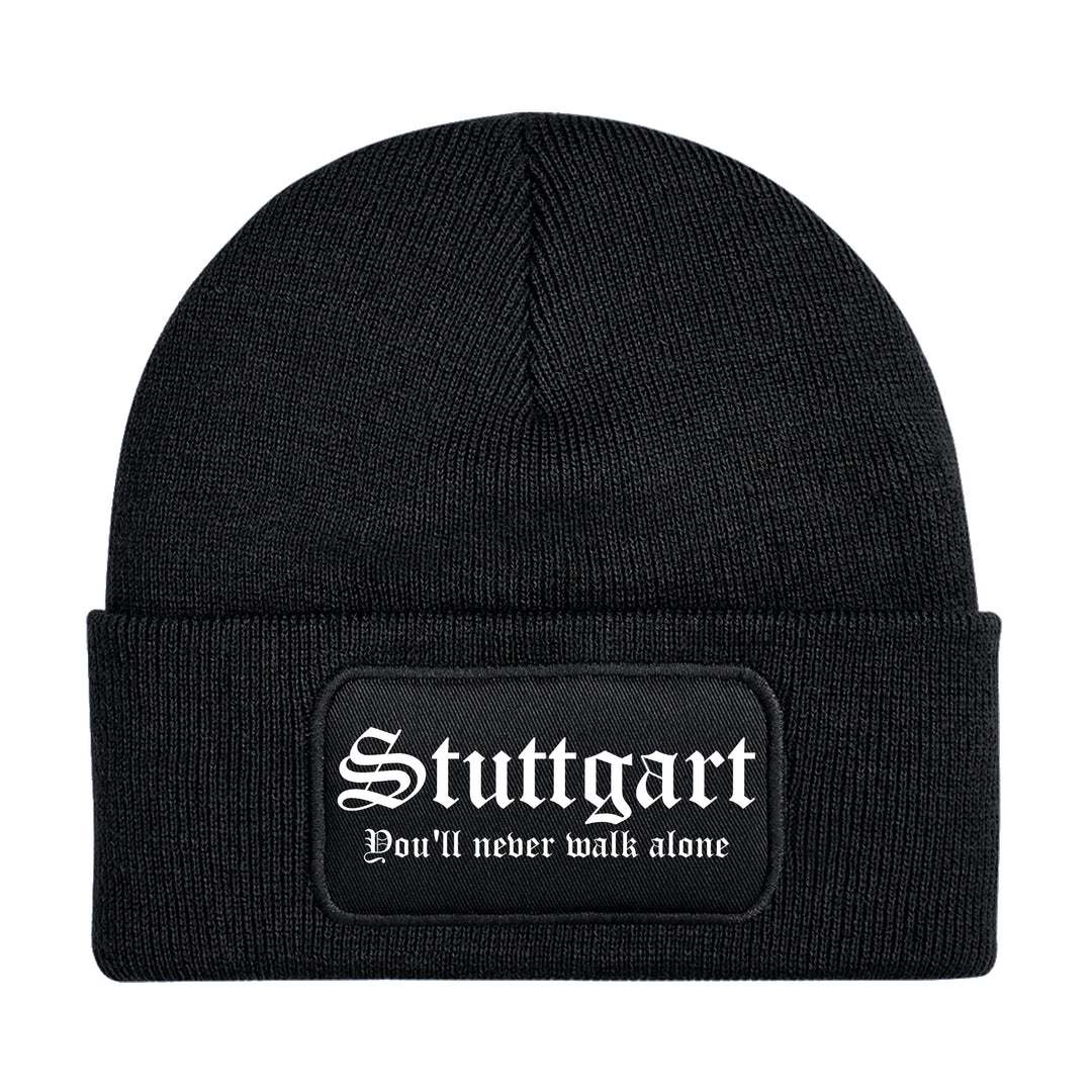 Stuttgart Never Walk Alone Mütze | Schwaben Wintermütze | Patch Beanie