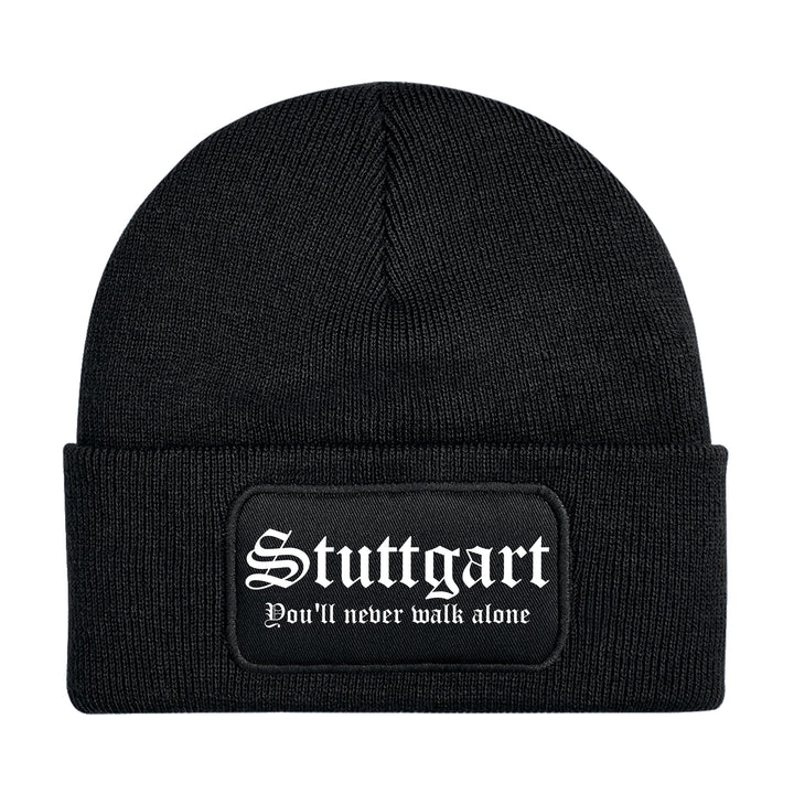 Stuttgart Never Walk Alone Mütze | Schwaben Wintermütze | Patch Beanie