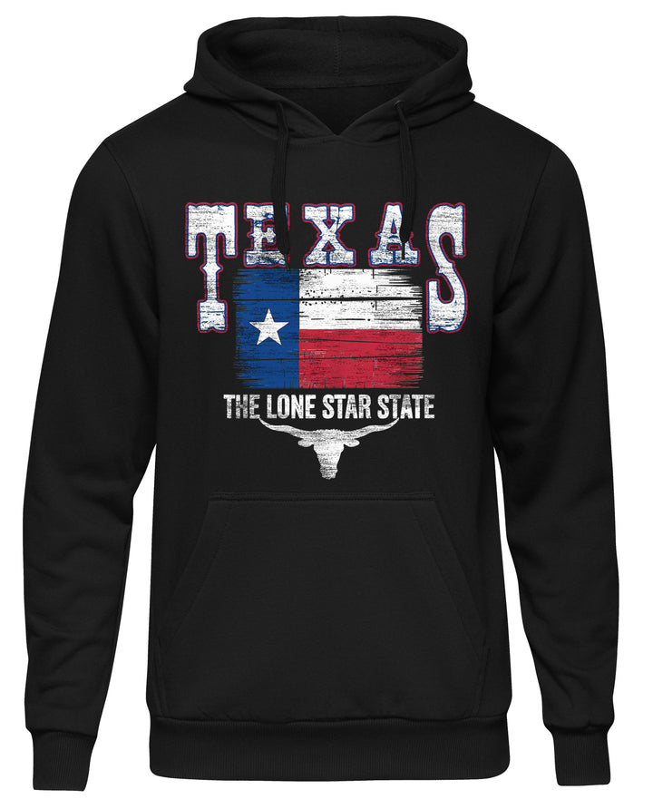 Texas Kapuzenpullover | Lone Star State USA Flagge Cowboy Western