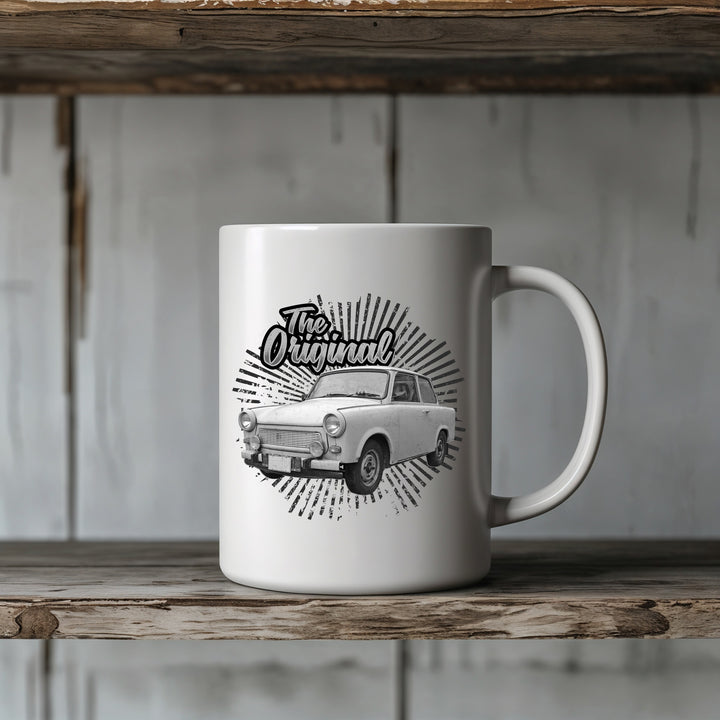 Trabant Tasse | DDR Kaffeebecher Trabi 601 Kaffeetasse Geschenk Oldtimer Ostdeutschland | M3
