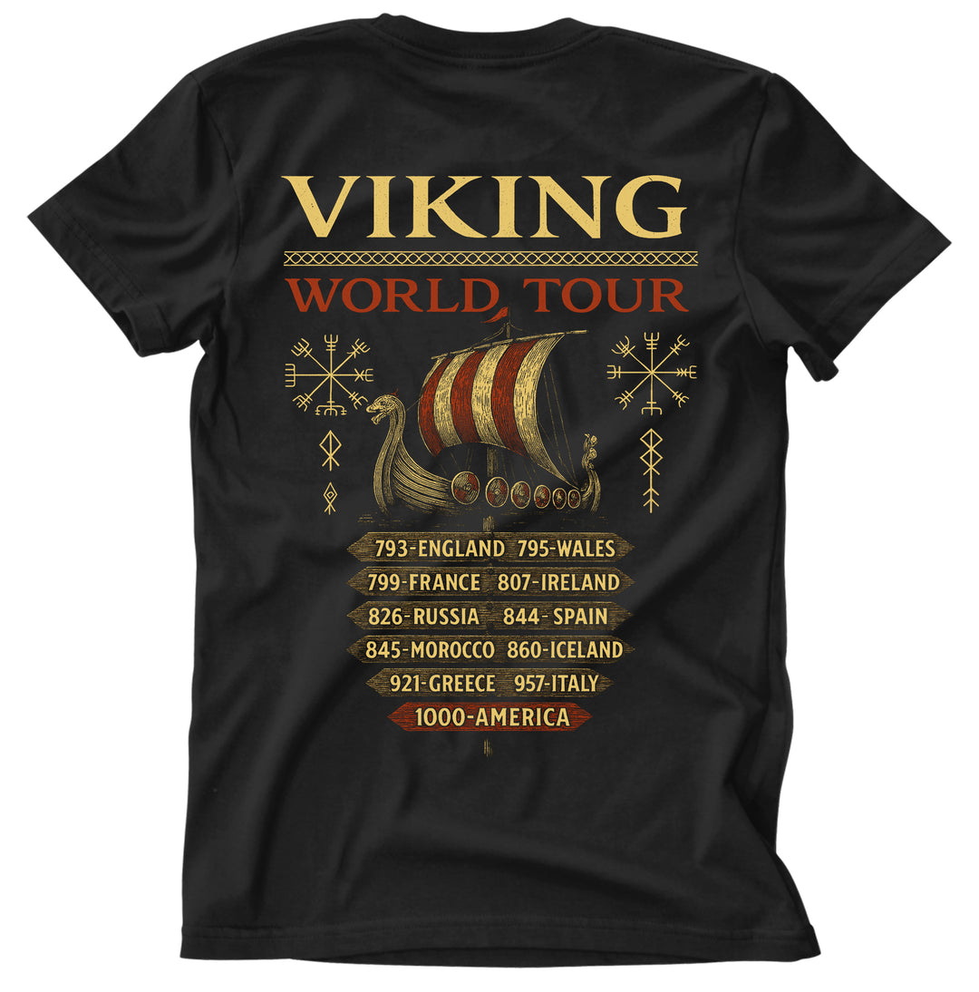 Viking World Tour T-Shirt | Wikinger Odin Valhalla Berserker | FB