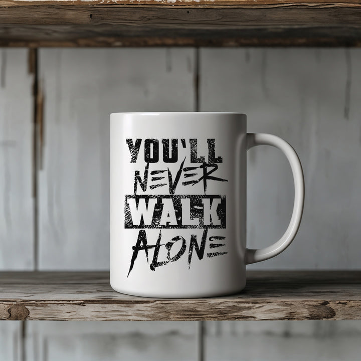 You’ll Never Walk Alone Tasse | Fußball Kaffeetasse Kaffeebecher für Liverpool Dortmund